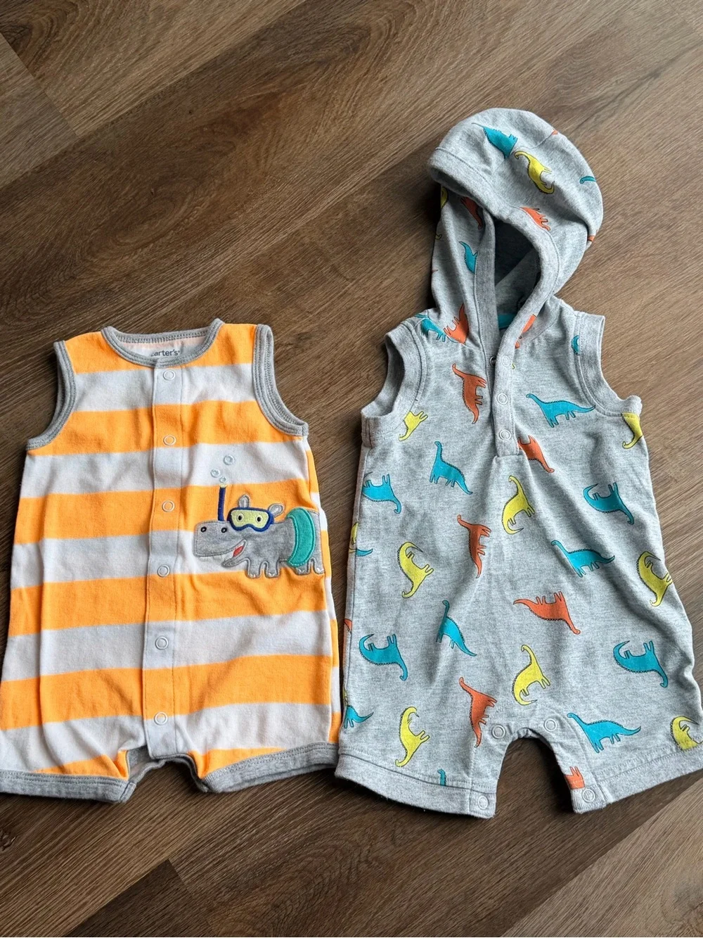 CARTER’S | Baby Boy Romper Bundle | Summer Outfits | Onesies Bodysuits Set